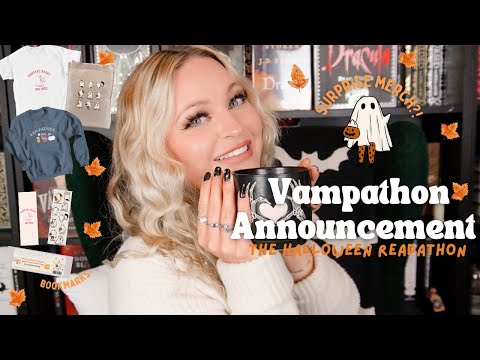 Vampathon Announcement {a halloween readathon} & MERCH!!