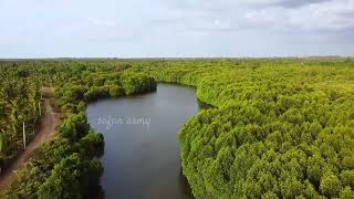 மூதூர் கடற்கரைச்சேனை வள்ளிக்கேணி பாலம்.