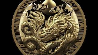 $350 Pure Gold Coin – Year of the Dragon – Mintage: 108 (2024)