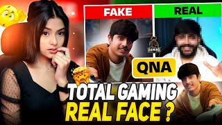 AJJU BHAI REAL FACE REVEAL | Q&A TOTAL GAMING REACTION VIDEO #freefire  Ft.@TotalGaming093