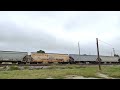 southbound ns 8049 up 6897 6222 mixed freight train