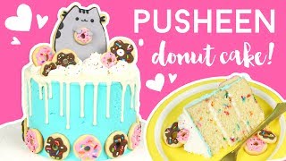 How to Make a Pusheen Funfetti Donut Cake!