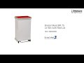 Bristol Maid BR 75 Ltr Bin with Red Lid BR090RD