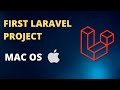 First Laravel project using PHP on MacOS | Composer | VSCode