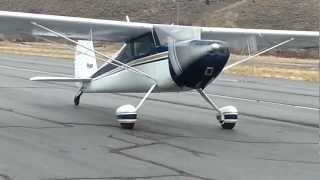 Cessna 140 Landing