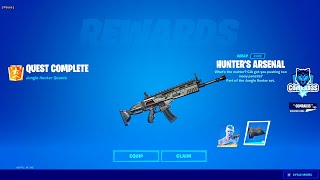 How to unlock Hunter's Arsenal Wrap in Fortnite - How to Deal damage with Thermal Active as Predator