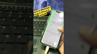 Move to WhatsApp chat in iPhone to android #whatsapp #chat #move #shorts #shortsfeed #shortsvideo