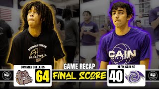 Non District Matchup | Summer Creek HS vs Klein Cain HS Game Recap