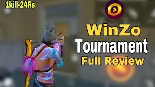 Winzo Freefire Tournament || Full Review || 1 kill 24 Rs 🥵 #freefire #winzo