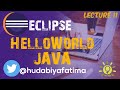 Eclipse | Hello World program in eclipse java