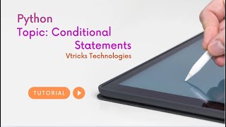 Python For Data Analytics (Conditional Statements) Part 3