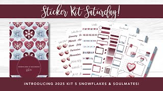 P2P New Releases - Sticker Kit Saturday 🎉 | Kit 5 Snowflakes \u0026 Soulmates Quick Video Flip Through!