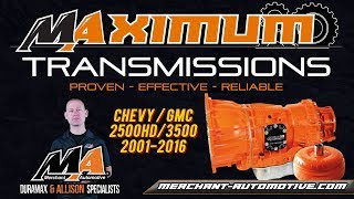 Duramax Allison MAximum Transmission Upgrade