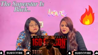 Toxic: Birthday Peek | Rocking Star Yash | Geetu Mohandas | KVN Productions | SISTERS REACTION