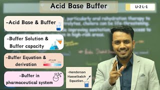 Acid Base Buffer | Buffer equation | Buffer capacity | Henderson equation | Buffer in pharmaceutical