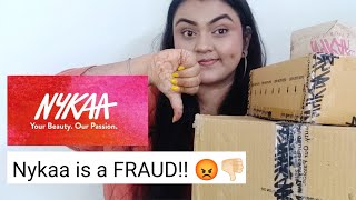 NYKAA's BIG FRAUD!! 😡 | Missing products 😤 | Blush life.