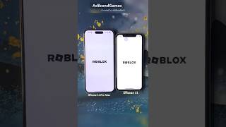 iPhone 14 Pro max vs iPhone 11 Open Roblox