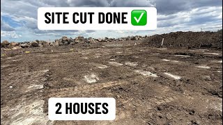 SITE CUT—EXCAVATION waffle slab