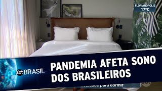 Pandemia afeta sono de metade da população brasileira, diz pesquisa | SBT Brasil (04/07/20)