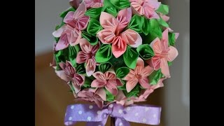 Bouquet flores kusudama
