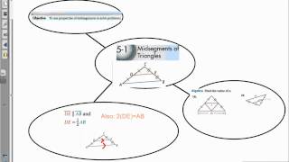 Geometry Chapter 5 Section 1 Midsegments of Triangles