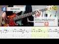 Queen - Another One Bites the Dust BASS COVER + PLAY ALONG TAB + SCORE