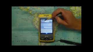 GPS Trimble Training 4 - Using TerraSync on the Juno Trimble GPS