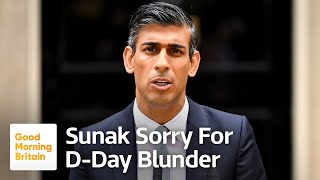 Rishi Sunak Apologises For D-Day Blunder