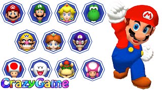 Mario Party 6 All Characters Wins Animation