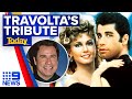 John Travolta's touching tribute to Olivia Newton-John | 9 News Australia