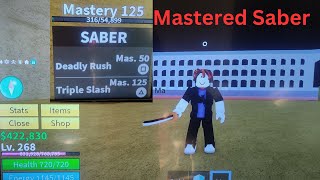 Mastered Saber sword and defeat toga warrior's in  colosseum Bloxfruits [[ EMBERFORGE ]]