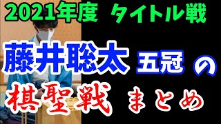 2021年度の藤井聡太五冠の軌跡！棋聖戦編【将棋】