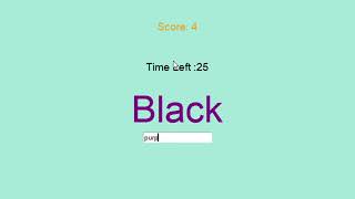 Shake it Off -Color Game using Python
