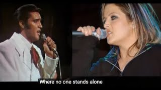 Where No One Stands Alone - Elvis Presley with Lisa Marie Presley