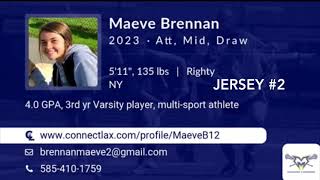 Maeve Brennan Monster Combine 2021 Highlights