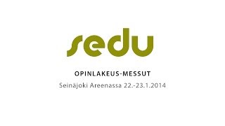 Koulutuskeskus Sedu Opinlakeus-messuilla 2014