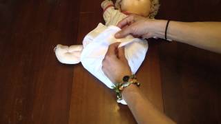 Review: How to Put on Prefold Cloth Diaper with Econobum Cover