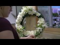 sympathy wreath time lapse