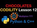 Chocolates By Number in Python and C++ Codility Solutions Lesson 12