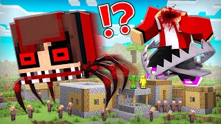 HOW THE GIANT JJ fell into A DEATH TRAP in Minecraft Challenge - Maizen