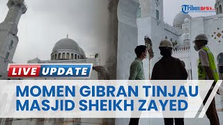 Momen Wali Kota Solo Gibran Rakabuming Tinjau Masjid Raya Syeikh Zayed Hadiah dari Pangeran UEA