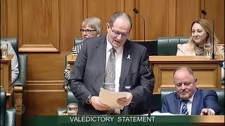 Valedictory Statement- Chester Borrows
