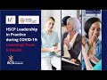 HSCP Leadership in Practice: Learnings from e-health