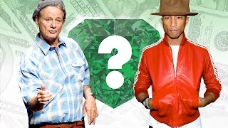 WHO’S RICHER? - Bill Murray or Pharrell Williams? - Net Worth Revealed!