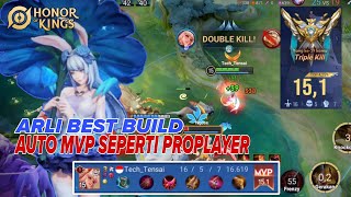 ARLI BUILD PROPLAYER,, AUTO MVP,, HONOR OF KINGS INDONESIA