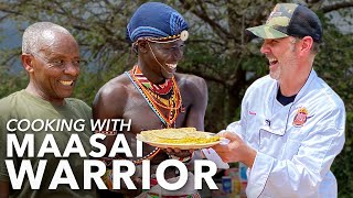 MAASAI WARRIOR Cooks it UP - LENTILS \u0026 CHAPATI | DADS THAT COOK