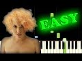 LADY GAGA - BAD ROMANCE - Easy Piano Tutorial