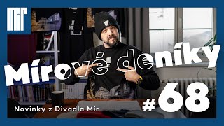 Mírové deníky 68 | Deníky jako podcast, nový merch, livestream Brouka v hlavě a mnoho dalšího