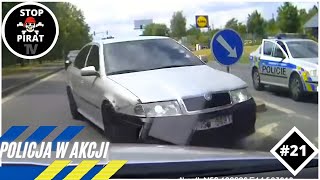 POLICJA W AKCJI #21 - Polak ucieka przed czeską policją, skradzione w Polsce Audi i pościgi policji