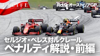 【2021 Rd.9】ペナルティ解説・前編（セルジオ・ペレス対シャルル・ルクレール）【オーストリアGP決勝】